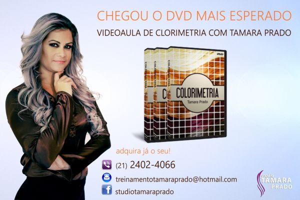 DVD VÍDEO AULA DE COLORIMETRIA