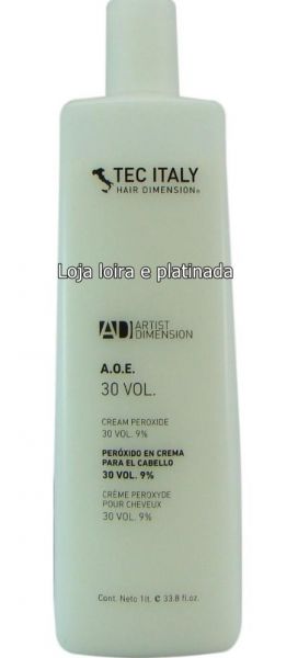 Água oxigenada emulsionada 30 volumes