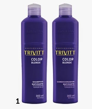 Kit trivitt color blonde matizador 300 ml